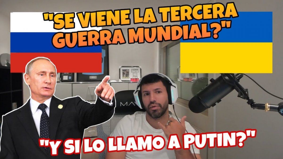 La insólita propuesta del Kun Agüero por la guerra en Ucrania