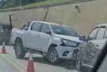 El siniestro ocurrió en el acceso desde Paraná hacia Santa Fe. Hubo tránsito alternado y extensas filas de vehículos durante varios minutos. El siniestro ocurrió en el acceso desde Paraná hacia Santa Fe. Hubo tránsito alternado y extensas filas de vehículos durante varios minutos.