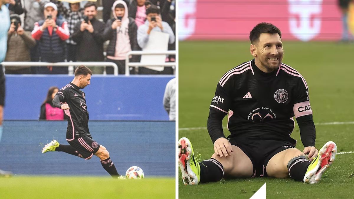 Lionel Messi a centímetros de un gol único en su carrera.