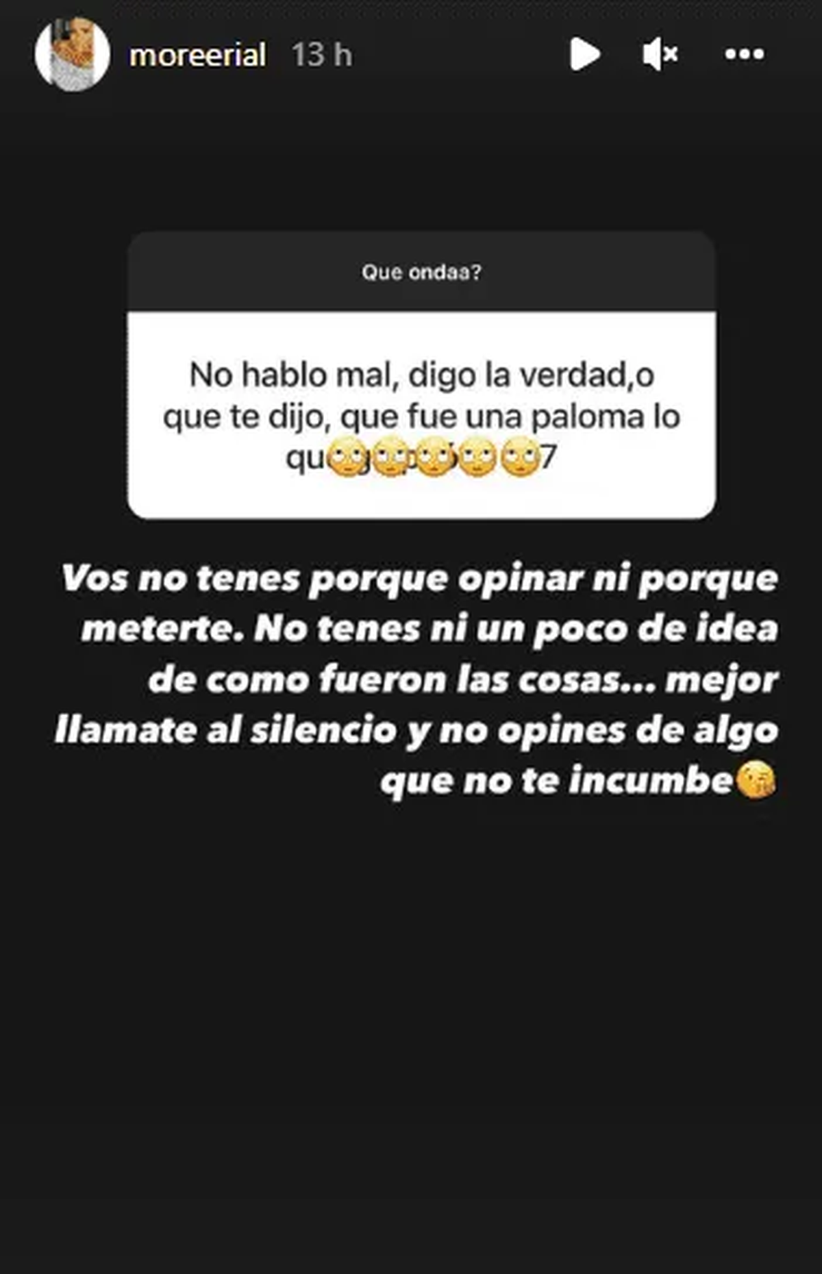 More Rial defendió a El Maxi.