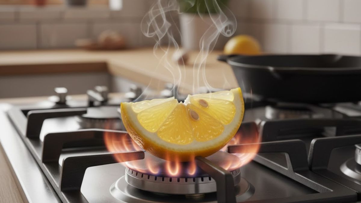 Colocar un limón en la hornalla.&nbsp;