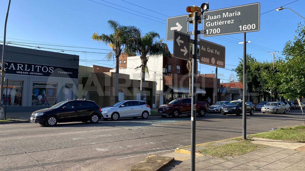 La zona en donde ocurrió el accidente. La zona en donde ocurrió el accidente.