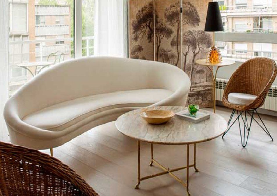 Las líneas sinuosas hacen más cercanos los ambientes