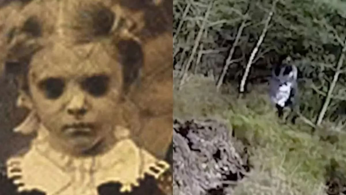 Aterrador: vieron a la nena fantasma de ojos negros y aseguran que es real