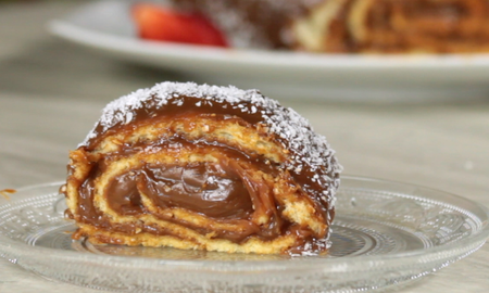 Receta de pionono dulce. Receta de pionono dulce.