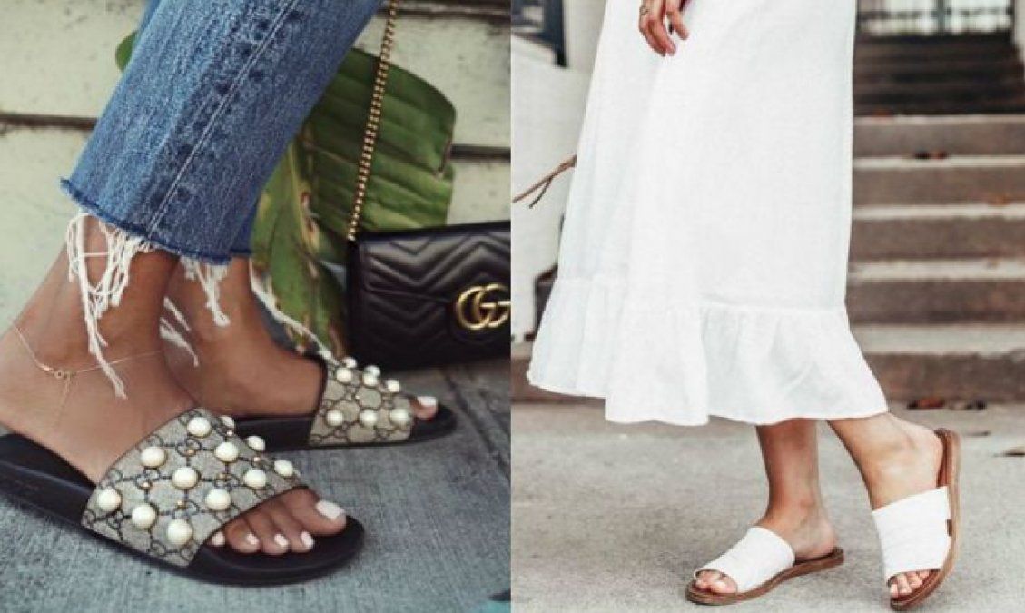 Las sandalias se volvieron un calzado cool en el mundo de la moda