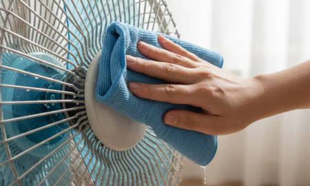 Cómo limpiar el ventilador.