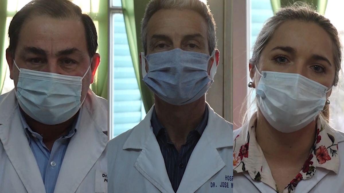 {altText(<p>#NadieSeSalvaSolo, es el hashtag con el que cierran los videos en los que el director Juan Pablo Poletti, el subdirector Hernán Malatini, y la residente Florencia Núñez piden ayuda a los santafesinos para parar al coronavirus.&nbsp;</p>,Coronavirus: los videos virales de médicos de Santa Fe que buscan generar conciencia)}