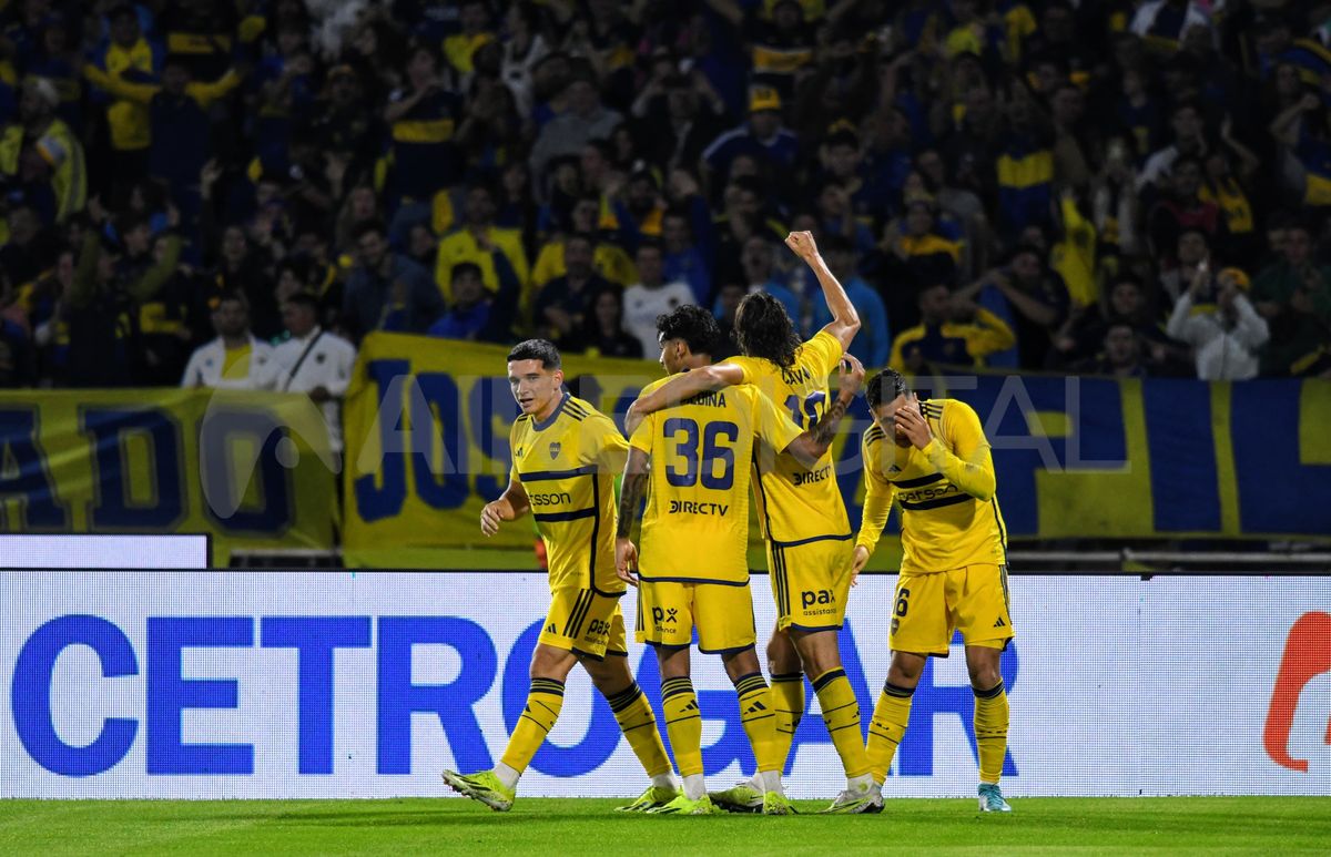 Miguel Merentiel convirtió el 1-0 parcial contra Estudiantes en la semifinal de la Copa de la Liga. Miguel Merentiel convirtió el 1-0 parcial contra Estudiantes en la semifinal de la Copa de la Liga.