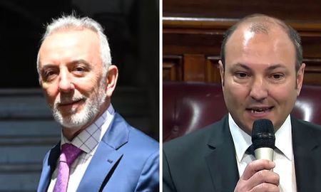 Los magistrados federales Marcelo Bailaque y Gastón Salmain cargan sobre sus espaldas con órdenes de prisión preventiva. Los magistrados federales Marcelo Bailaque y Gastón Salmain cargan sobre sus espaldas con órdenes de prisión preventiva.