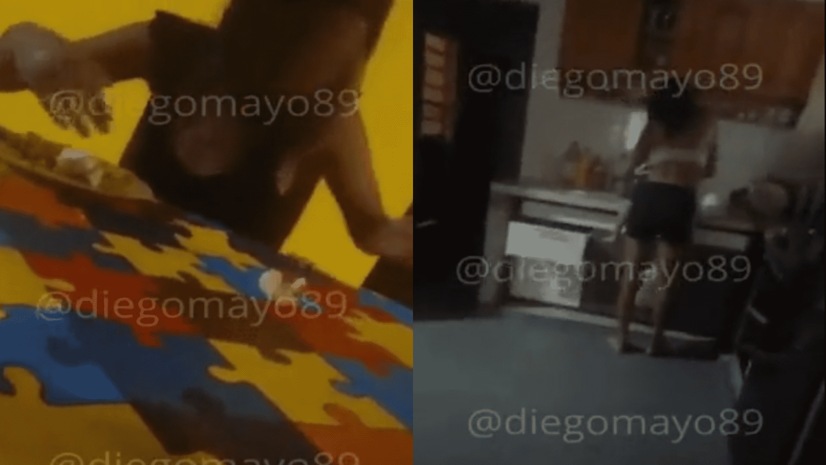 El violento episodio ocurrió en La Plata y quedó grabado por la tía de la criatura. 