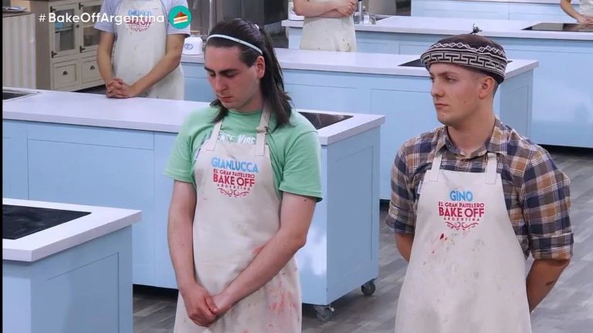 Gianlucca y Gino se enfrentaron en el domingo de eliminación de Bake Off Argentina.