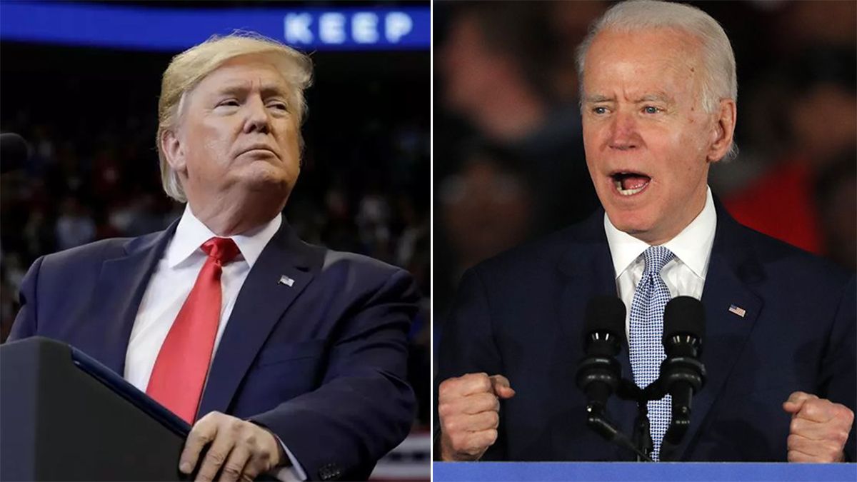 Donald Trump y Joe Biden se enfrentan por la presidencia de Estados Unidos.