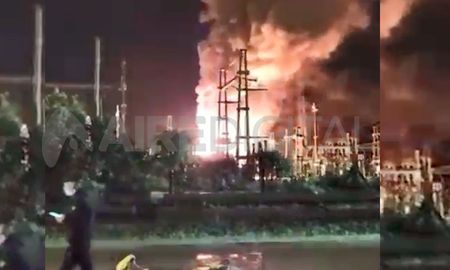se incendio la estacion transformadora de la epe en canada de gomez se incendio la estacion transformadora de la epe en canada de gomez