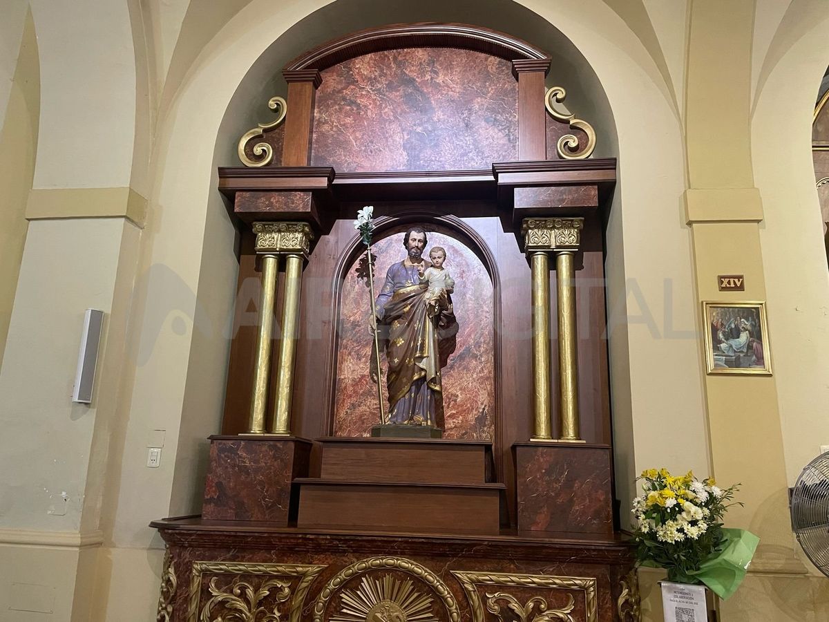 La bendición e inauguración de la imagen de San José se realizó este miércoles. La bendición e inauguración de la imagen de San José se realizó este miércoles.