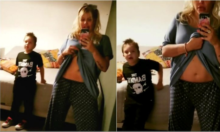 Nazarena Vélez avergonzó a su hijo con un baile en las redes sociales Nazarena Vélez avergonzó a su hijo con un baile en las redes sociales