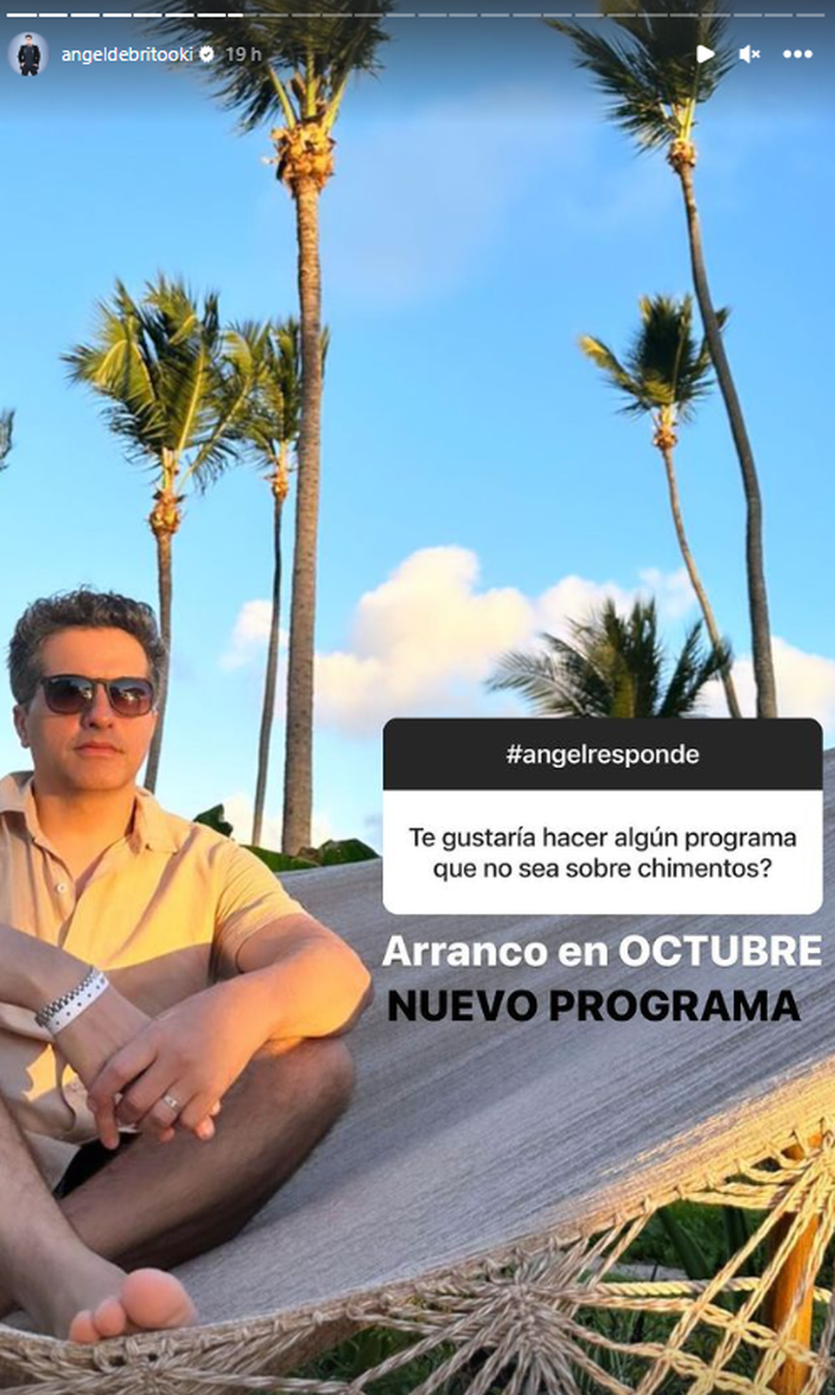 Ángel de Brito reveló cuál será su nuevo trabajo Ángel de Brito reveló cuál será su nuevo trabajo