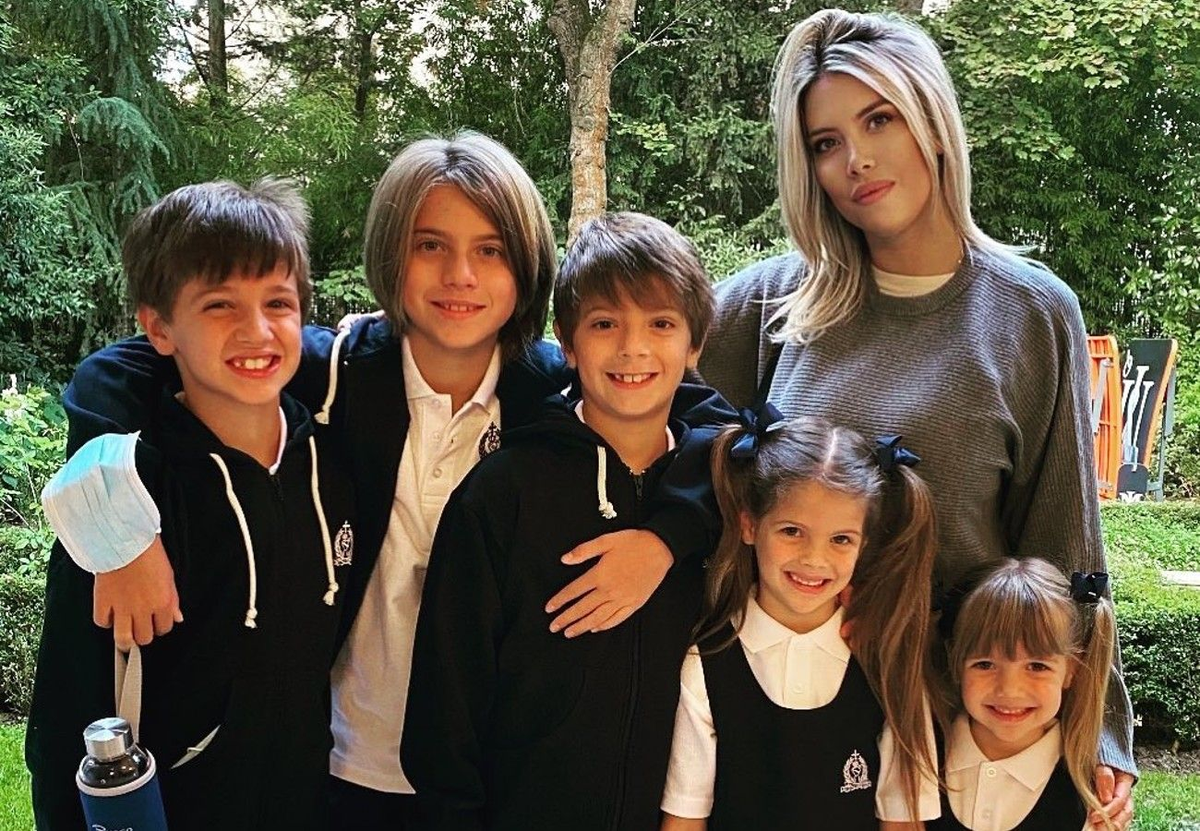 Wanda Nara tiene cinco hijos.