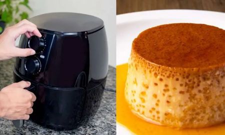 El flan en freidora de aire se cocina a baja temperatura y logra una textura cremosa y pareja. El flan en freidora de aire se cocina a baja temperatura y logra una textura cremosa y pareja.