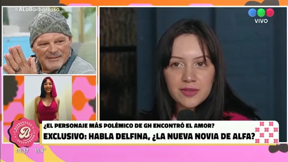 Alfa confirmó su noviazgo con Delfina Wagner, una joven de 20 años.