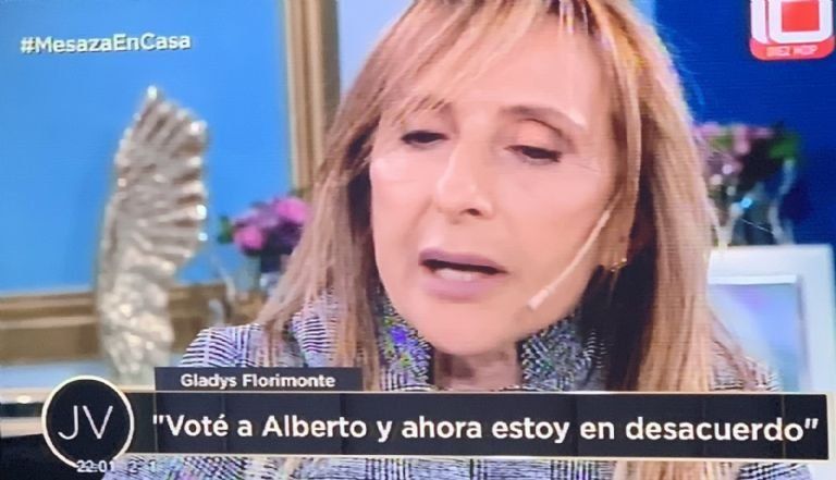 Juana Viale le recordó a la actriz que votó a Alberto Fernández e ironizó con lo mal que le están yendo las cosas con este gobierno.