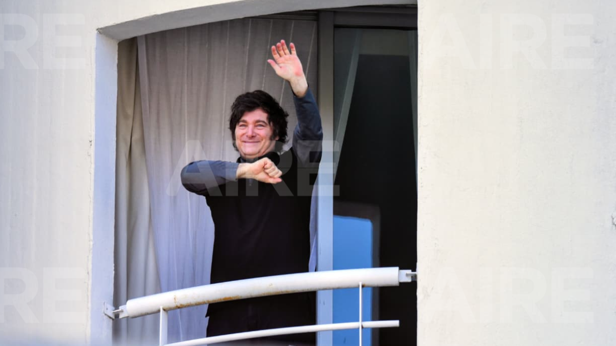 Javier Milei estuvo el sábado en Santa Fe. Al día siguiente