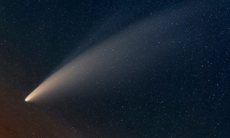 el cometa del siglo ya empieza a iluminar el cielo argentino: la mejor hora para verlo el cometa del siglo ya empieza a iluminar el cielo argentino: la mejor hora para verlo