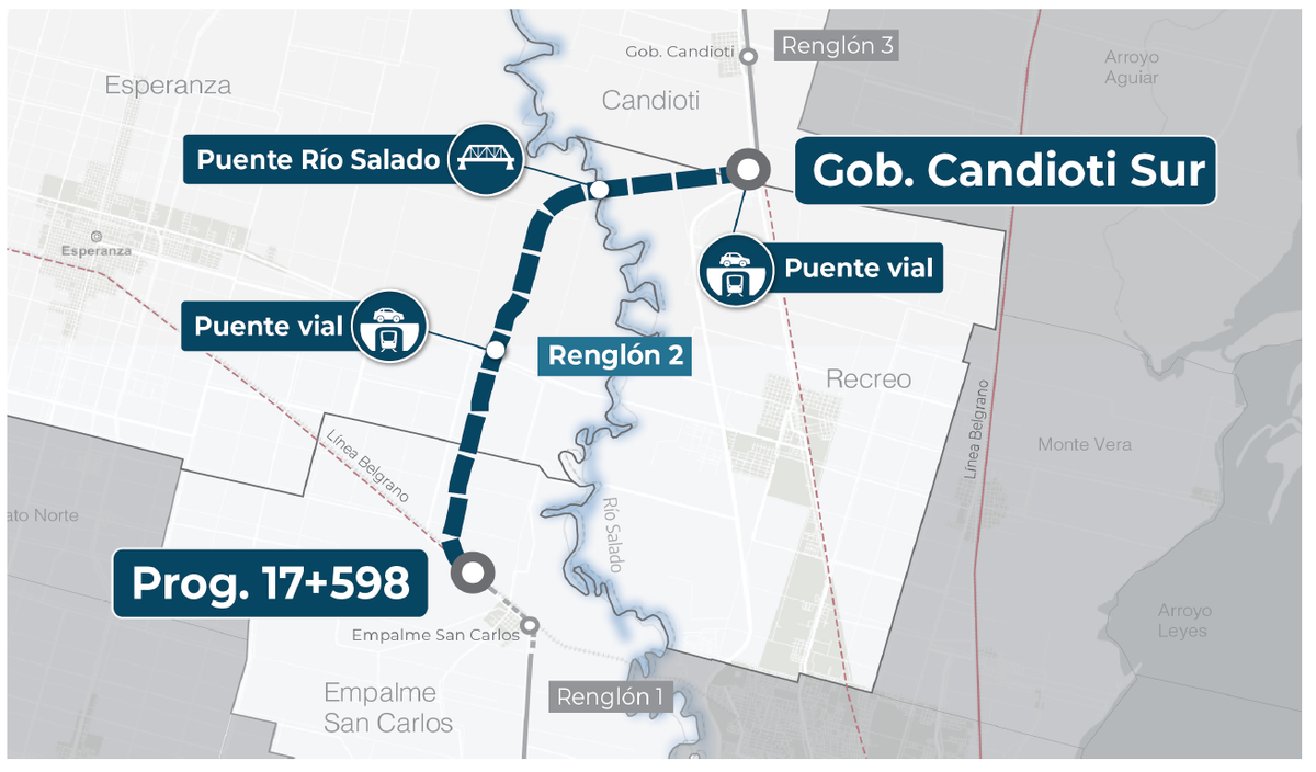 Ruta Nacional 168: Vialidad Nacional realizará trabajos nocturnos en las juntas de los puentes aliviadores