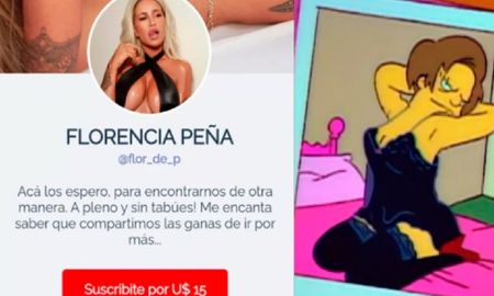 Florencia Peña creó una cuenta de contenido erótico y estallaron los memes Florencia Peña creó una cuenta de contenido erótico y estallaron los memes