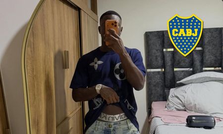 La foto de Marino Hinestroza que generó polémica antes de llegar a Boca La foto de Marino Hinestroza que generó polémica antes de llegar a Boca