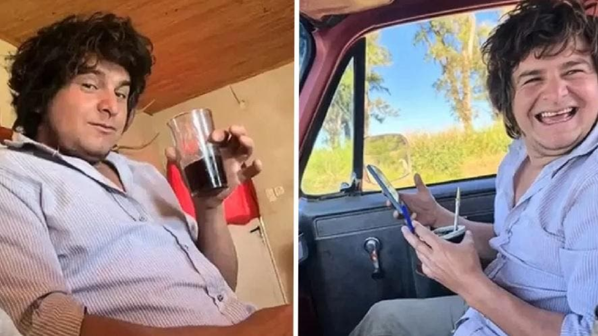 Un joven entrerriano se volvió viral por su sorprendente parecido con Javier Milei
