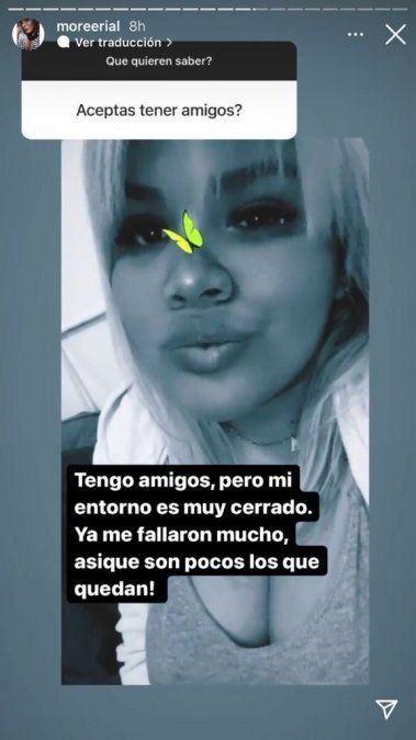 More Rial se sinceró.