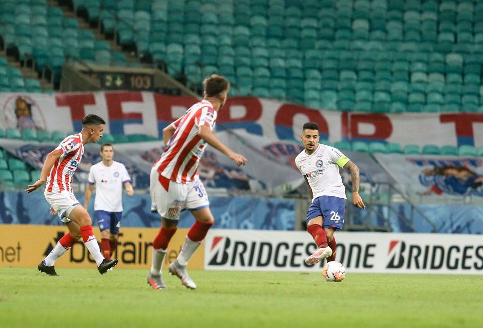 Unión cayó 1-0 en Brasil ante el Bahía en el primer duelo por los octavos de la Copa Sudamericana.