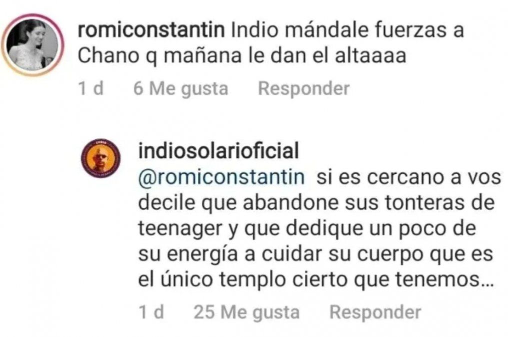 El Indio Solari a Chano: el inesperado mensaje.