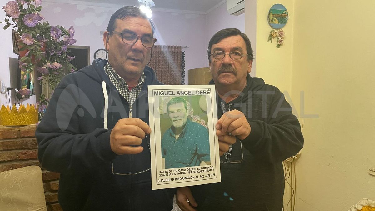 Domingo y Juan Carlos buscan desesperadamente a su hermano Miguel Ángel Deré