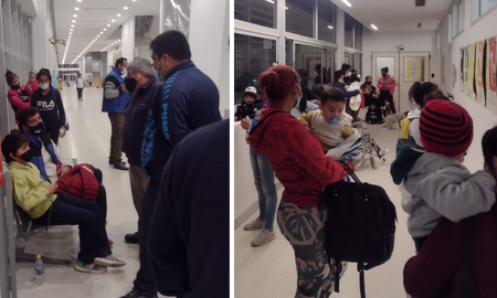 Los pacientes y familiares que los acompañan reciben una bebida caliente y un alimento durante la espera en la guardia. Los pacientes y familiares que los acompañan reciben una bebida caliente y un alimento durante la espera en la guardia.
