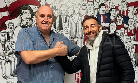 Luis Spahn junto al Kily González en Unión. Luis Spahn junto al Kily González en Unión.