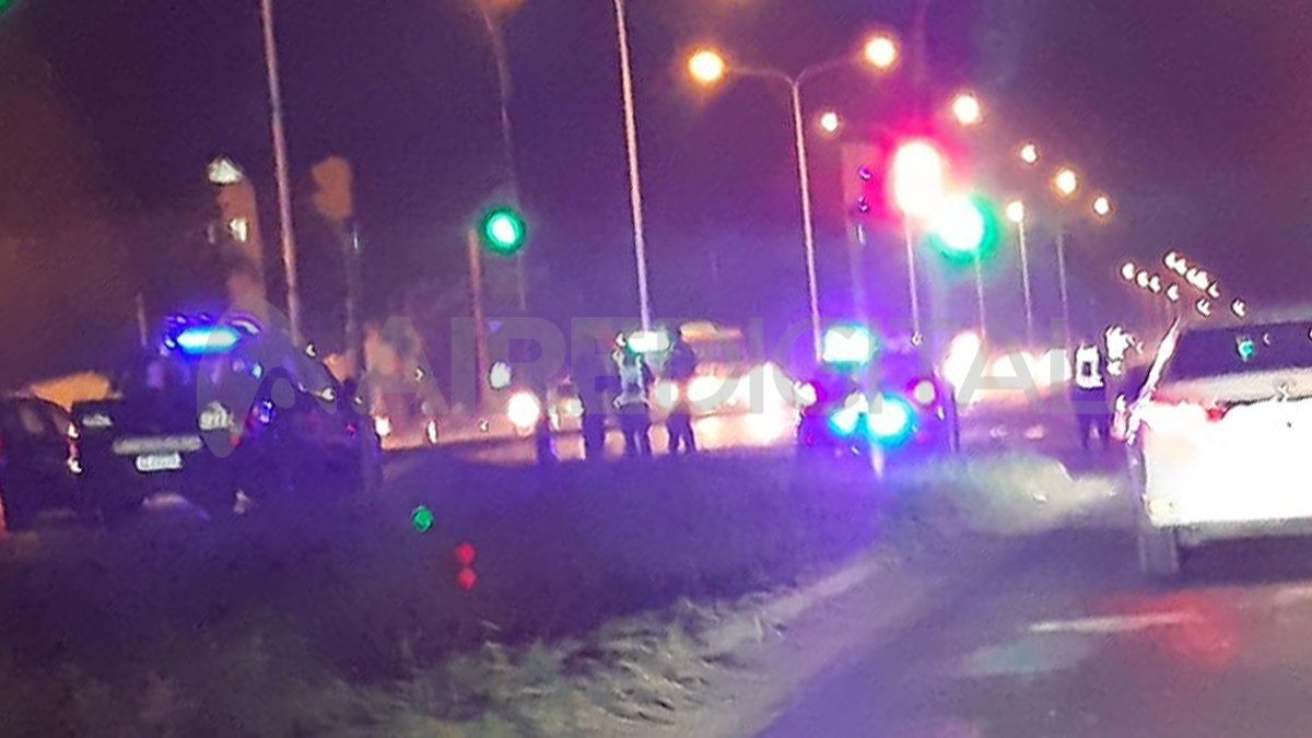 El accidente se produjo en el km 1