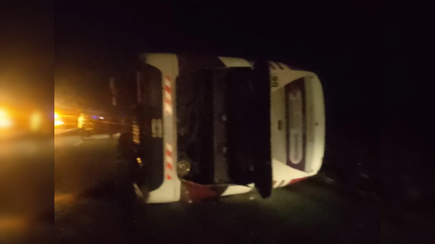 El accidente ocurrió a la altura de Lezama, en sentido a Mar del Plata.