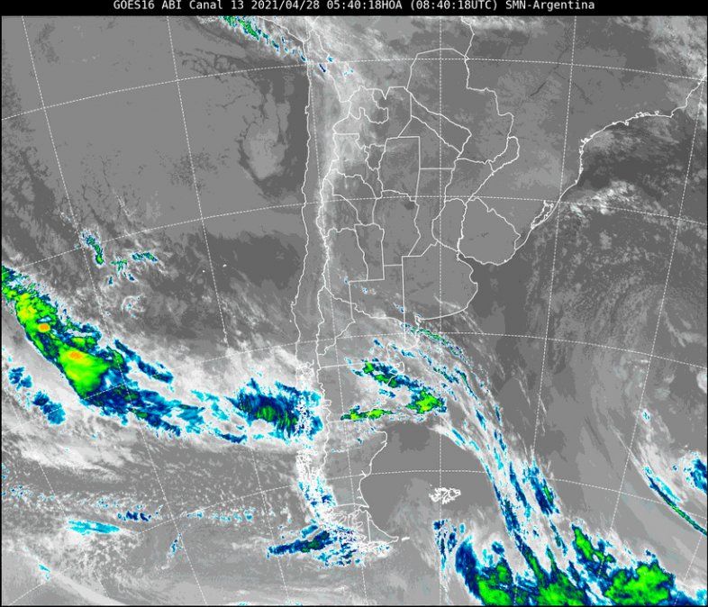 Imágenes satelitales.