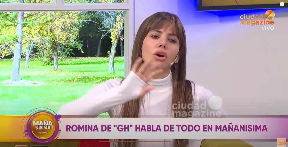 Romina Uhrig acompañó a L-Gante