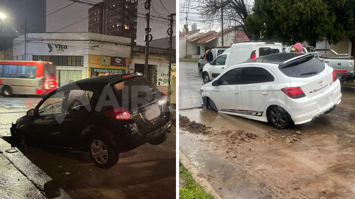 Dos autos cayeron en pozos de Assa.&nbsp;