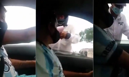 Grabaron a un inspector de tránsito pidiendo $1200 de coima para evitar una multa Grabaron a un inspector de tránsito pidiendo $1200 de coima para evitar una multa