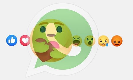 Llegaron las reacciones de Facebook a WhatsApp Llegaron las reacciones de Facebook a WhatsApp