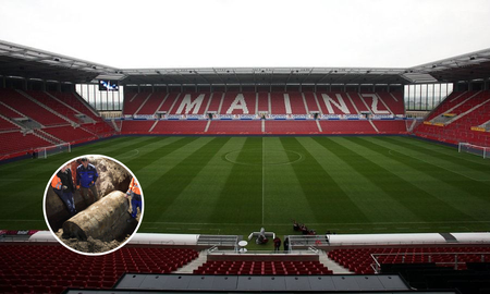 increible: descubrieron en un estadio de alemania una bomba de la segunda guerra mundial increible: descubrieron en un estadio de alemania una bomba de la segunda guerra mundial