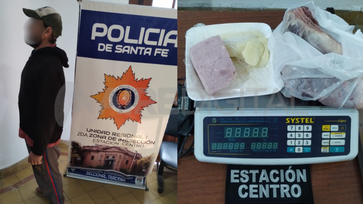 Ladrón detenido por cometer dos delitos en la ciudad de Santa Fe