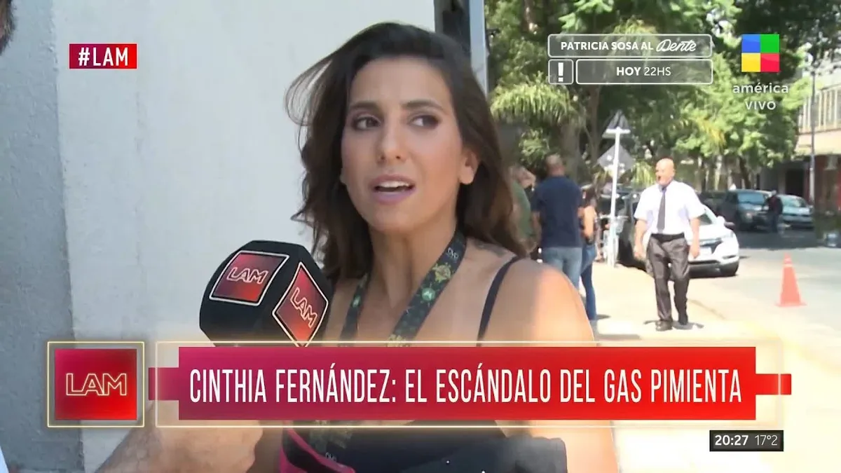 Cinthia Fernández está en guerra con sus vecinos luego de atacarlos con gas pimienta.