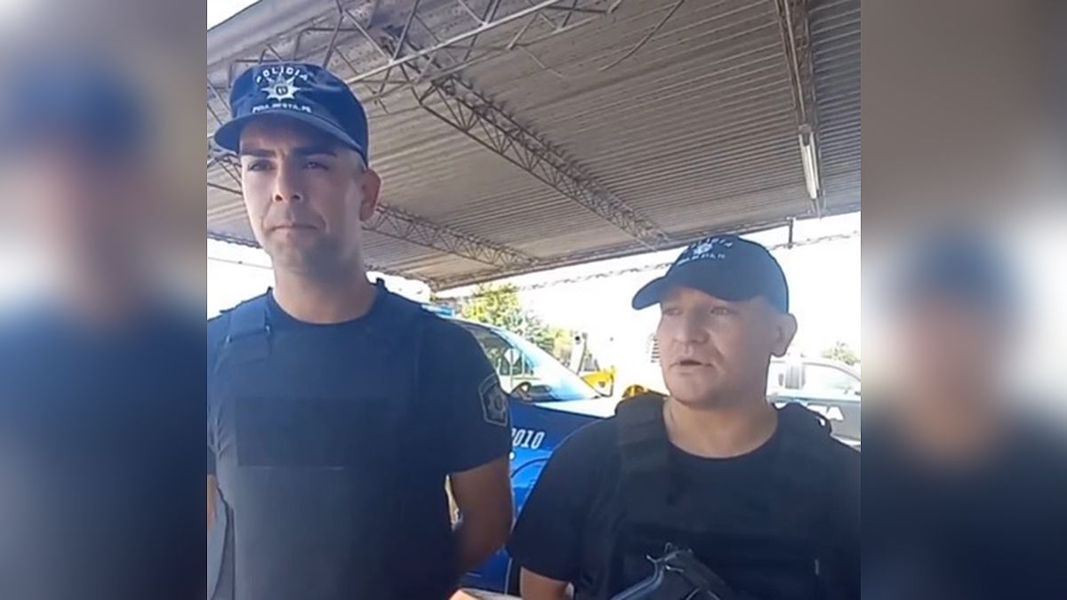 Los héroes del día: los suboficiales Diego Osuna y Facundo Acosta