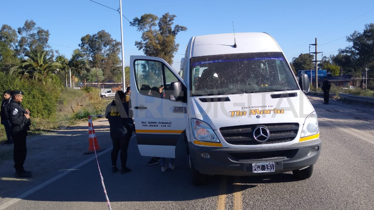 Un chico de 14 años condujo el vehículo que secuestró Kunz por la ruta provincial 1. Al divisar un patrullero