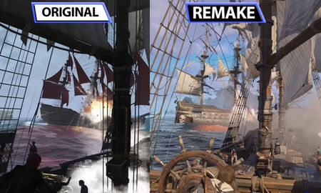 El nuevo modelo de Edward Kenway aprovecha la potencia de los motores actuales para transmitir emociones a través de animaciones faciales que eran imposibles en la generación de 2013.